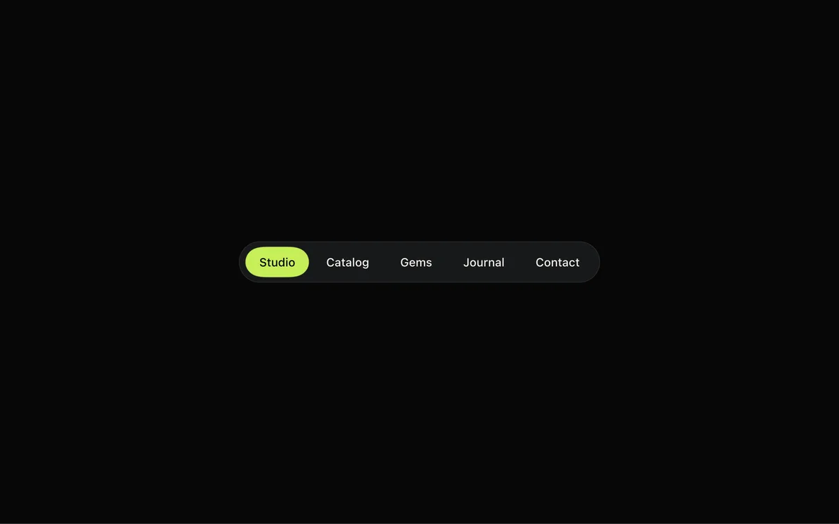 Gooey Nav Indicator
