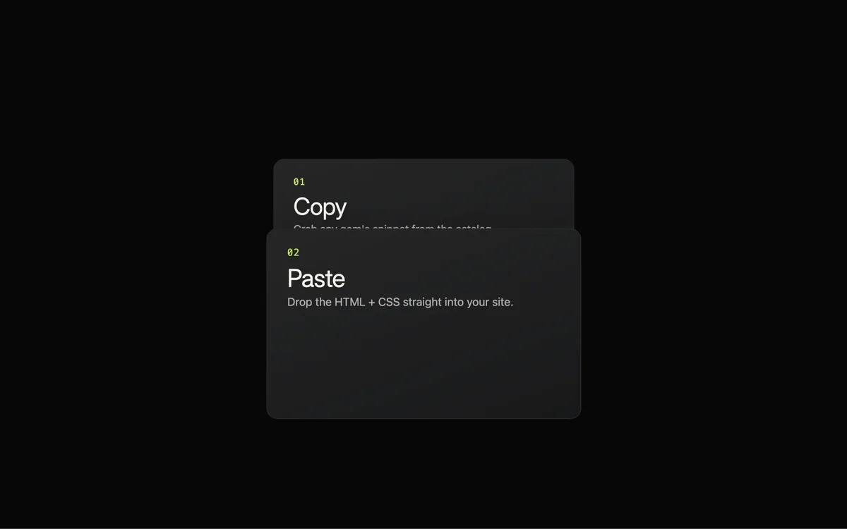 Scroll Stack